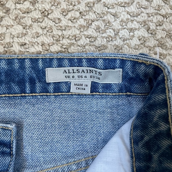 All Saints denim skirt - Picture 2 of 3